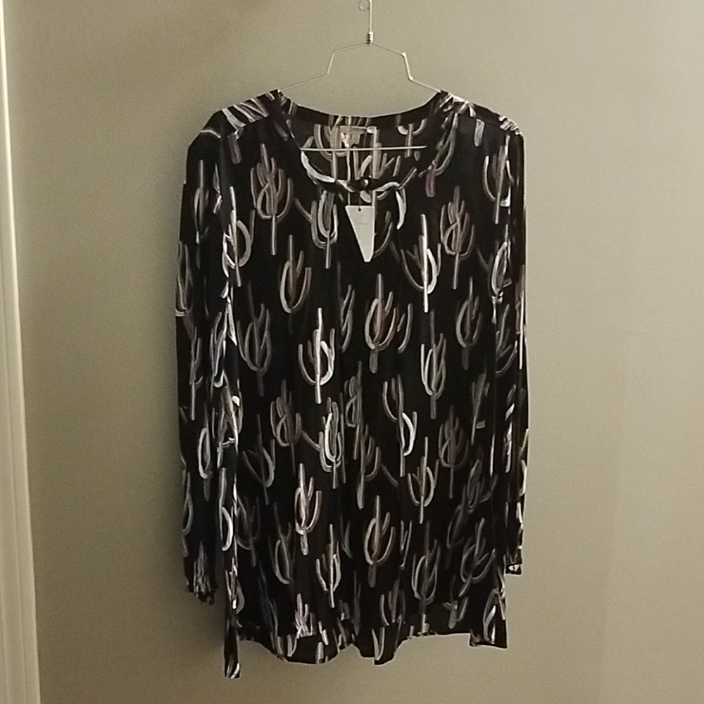 Cactus long sleeve blouse